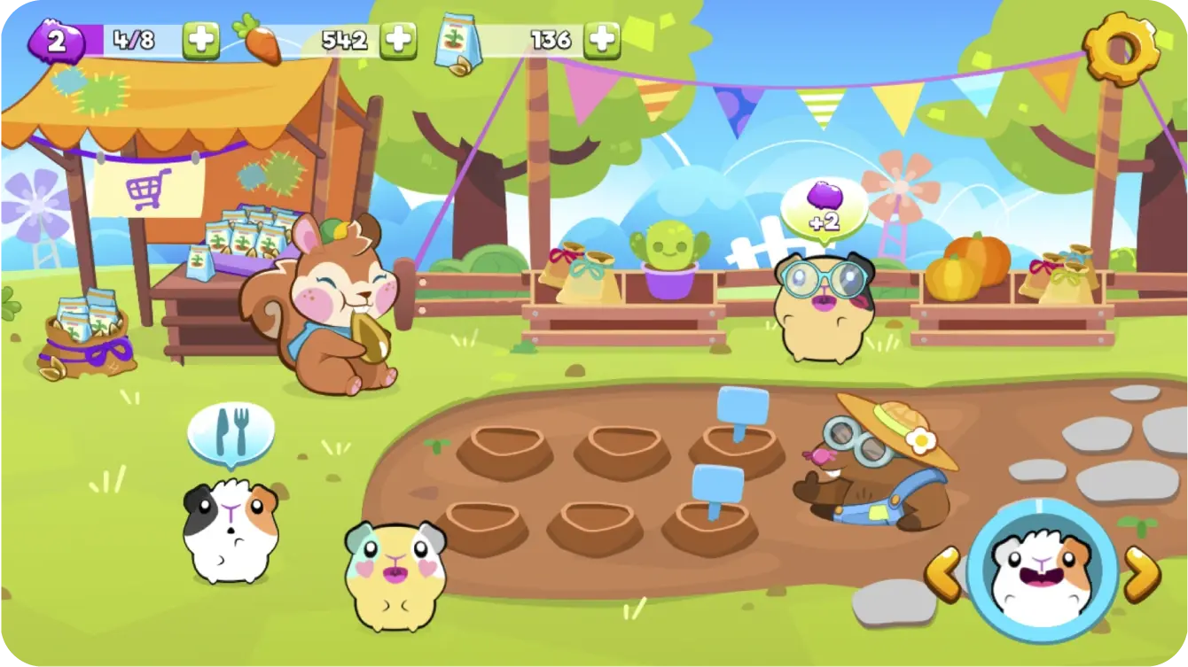 Feature Product Play with to the different minigames and earn rewards and virtual coins!