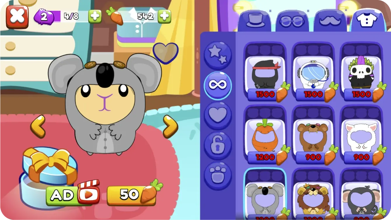 Feature Product Use these coins to buy your Cuties the coolest costumes and accessories!