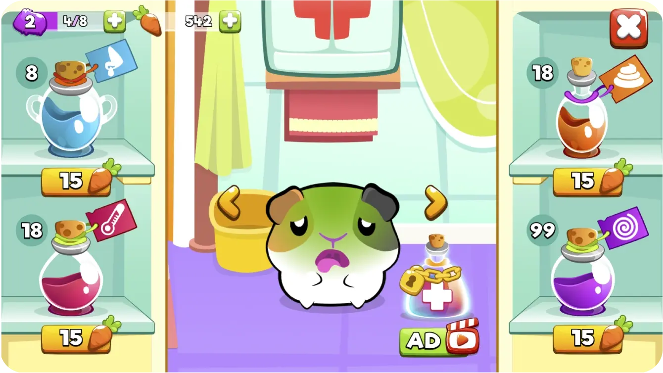 Feature Product Your Cutie is feeling sick, time to give it some medicines!