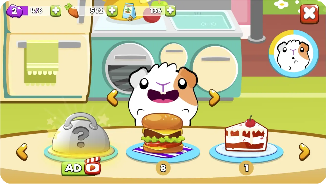 Feature Product It’s lunch time! Give your Cutie its favorite snacks!